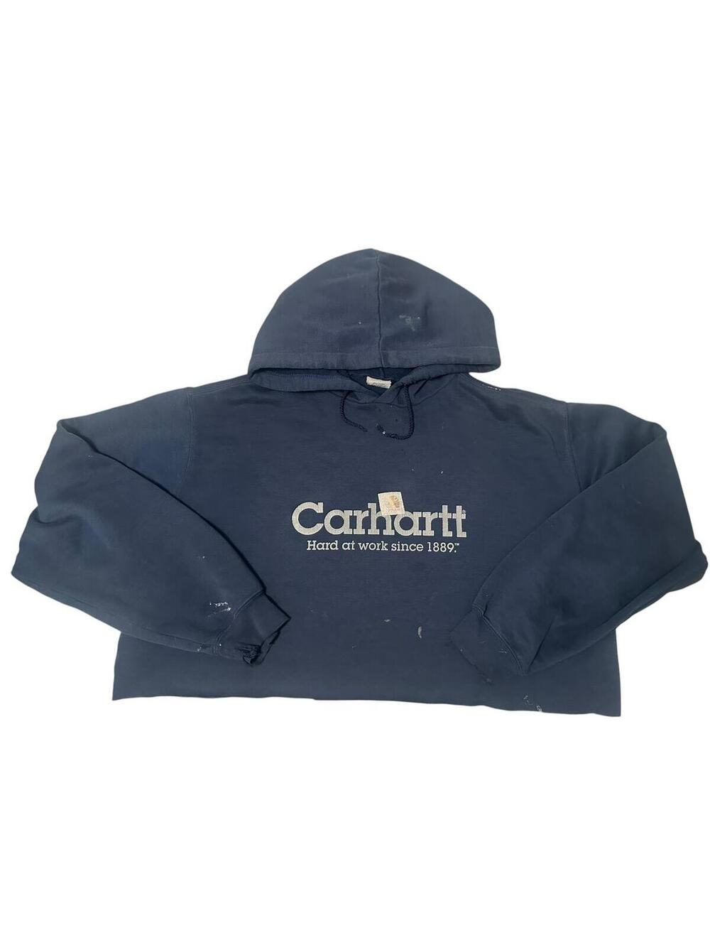 Vintage Cropped Carhartt Hoodie